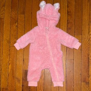 Hooded One Piece for Baby with Bunny Ears
